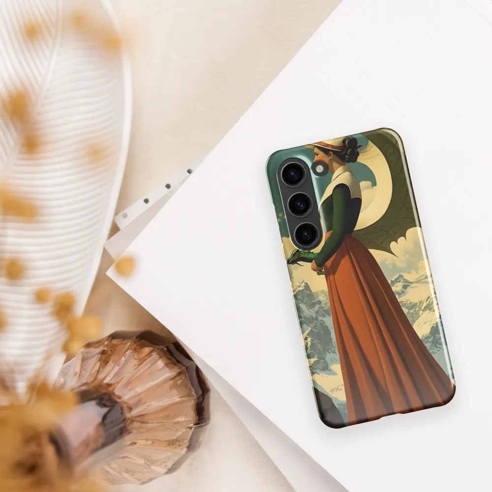 Mystic Harmony: The Dragon Keeper | Phone Case |  S23 | Snap Case | Glossy