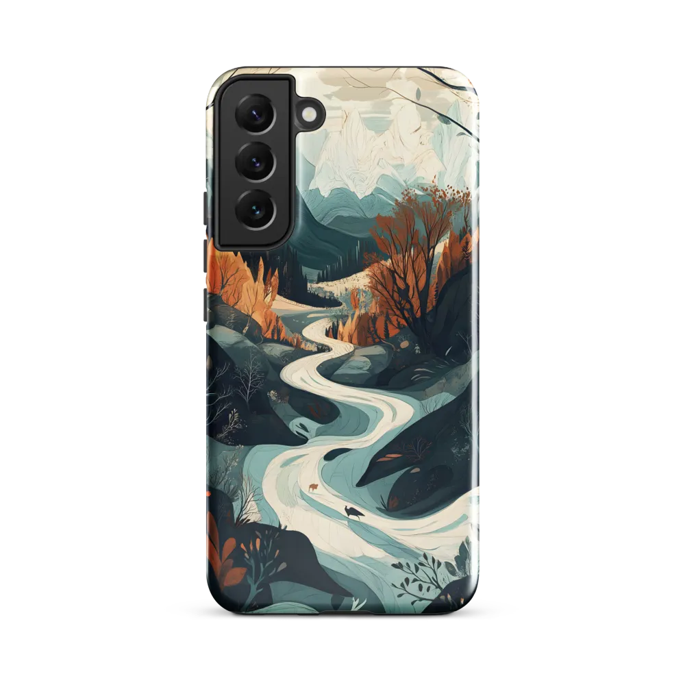 Winding Serenity: A Digital Landscape