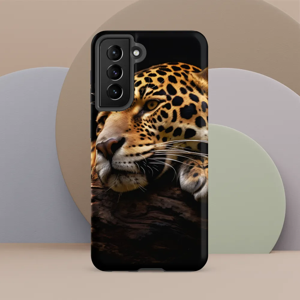 Tranquil Majesty: The Resting Leopard