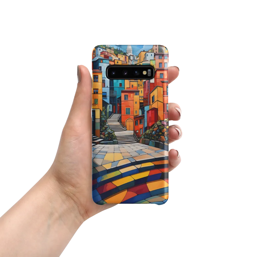 Vibrant Village: A Cubist Journey