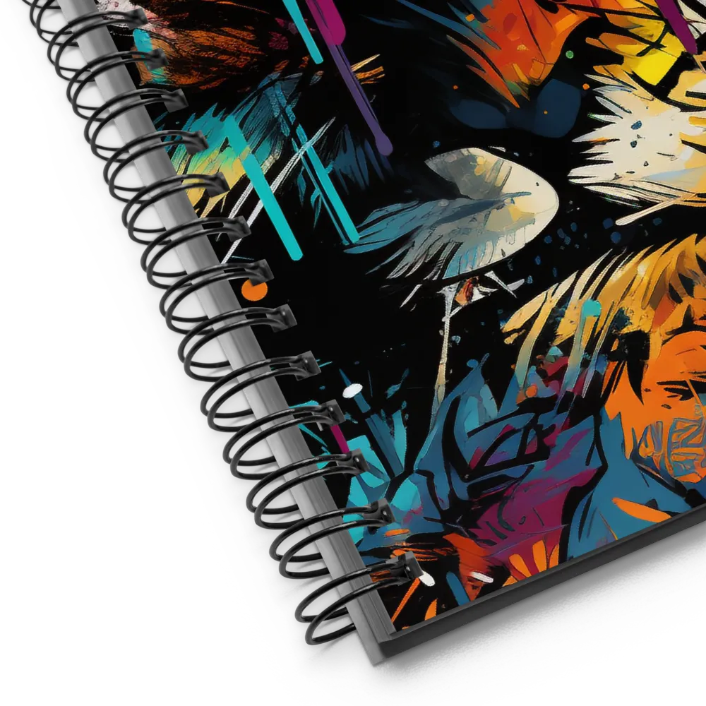 Fierce Majesty: The Lion's Roar | Spiral Notebook