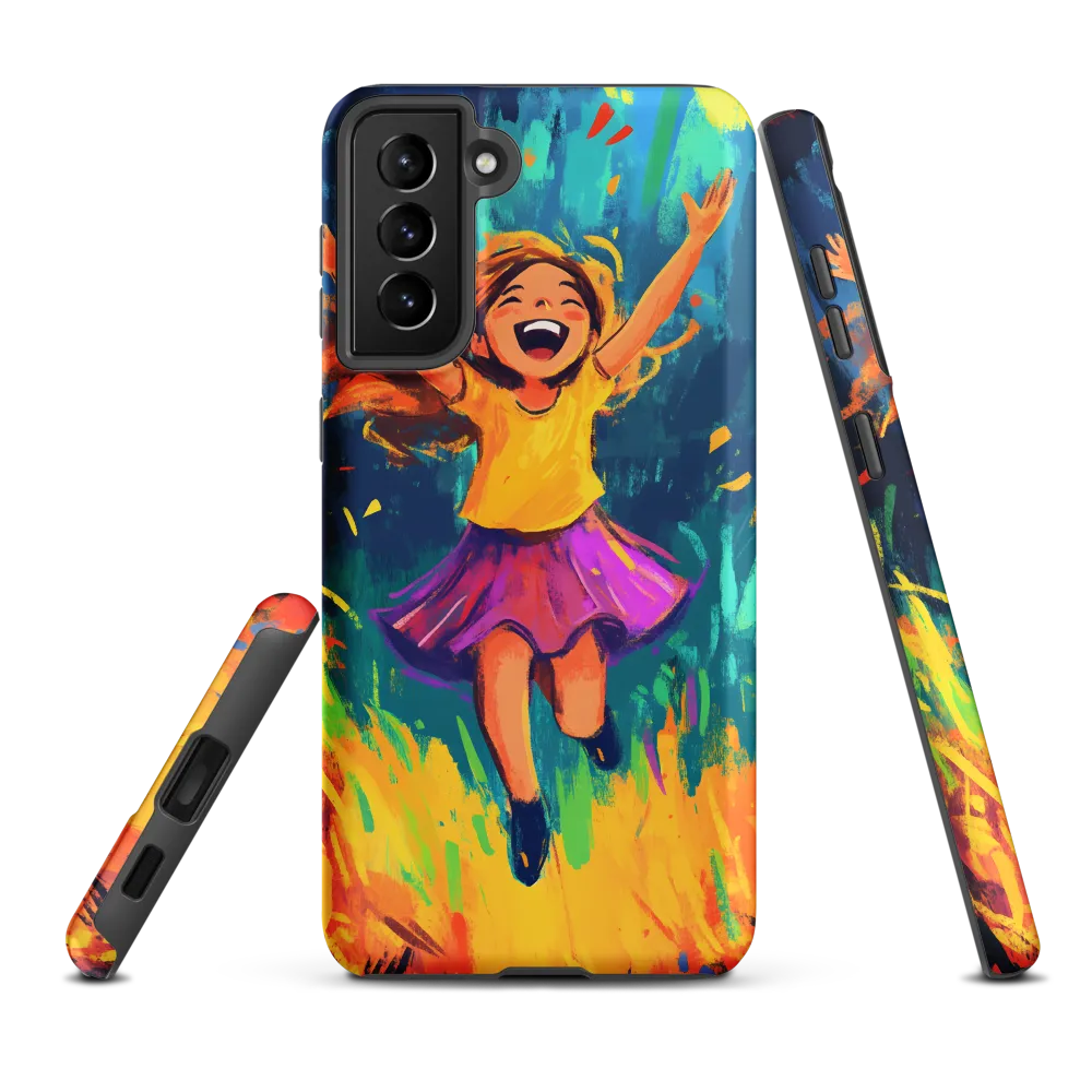 Joyful Escape into Nature | Phone Case |  S21 Plus | Tough Case | Matte