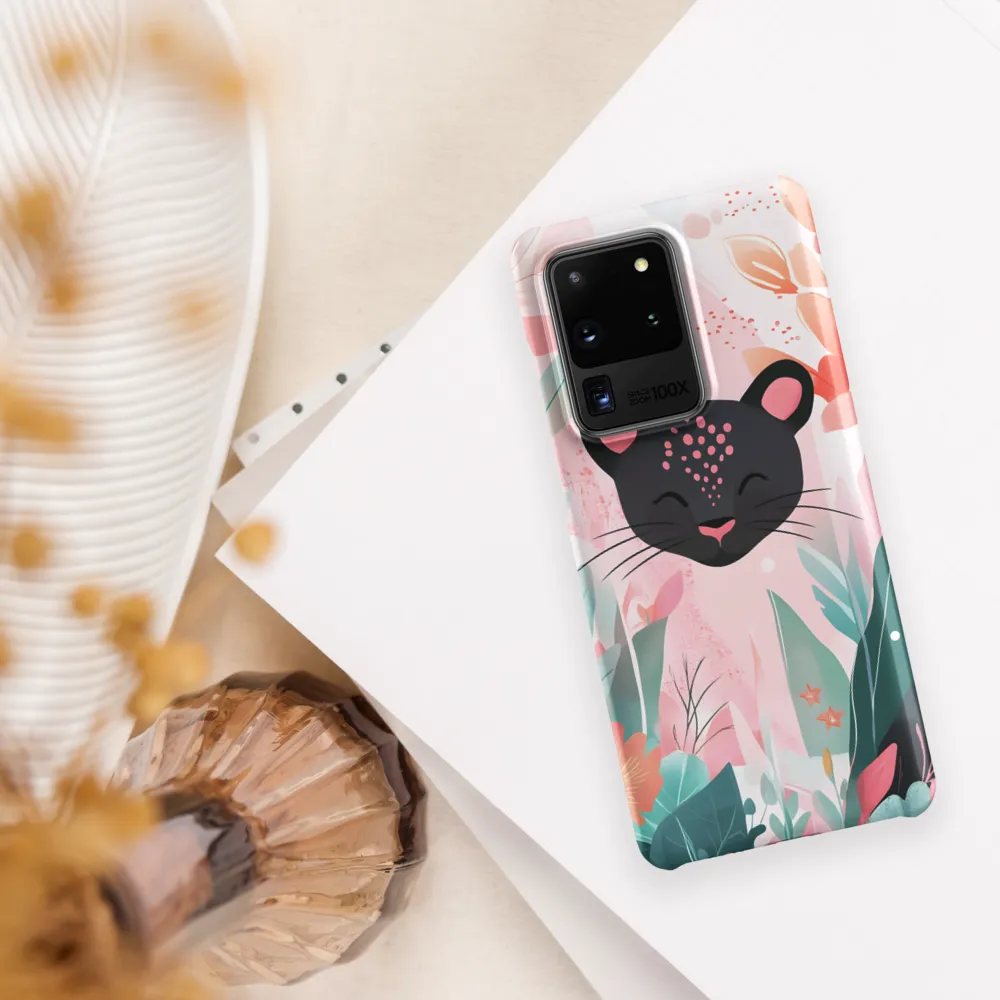 Whimsical Panther in Bloom