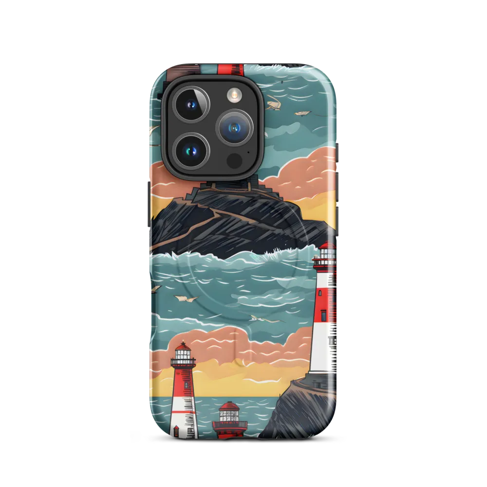 Lighthouses in a Whimsical Ocean