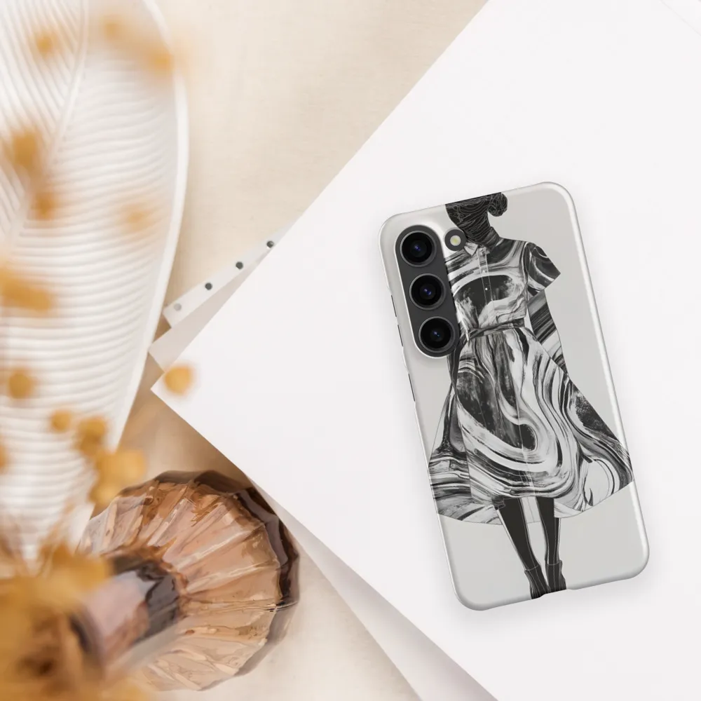 Whirls of Elegance: A Contemporary Fashion Design