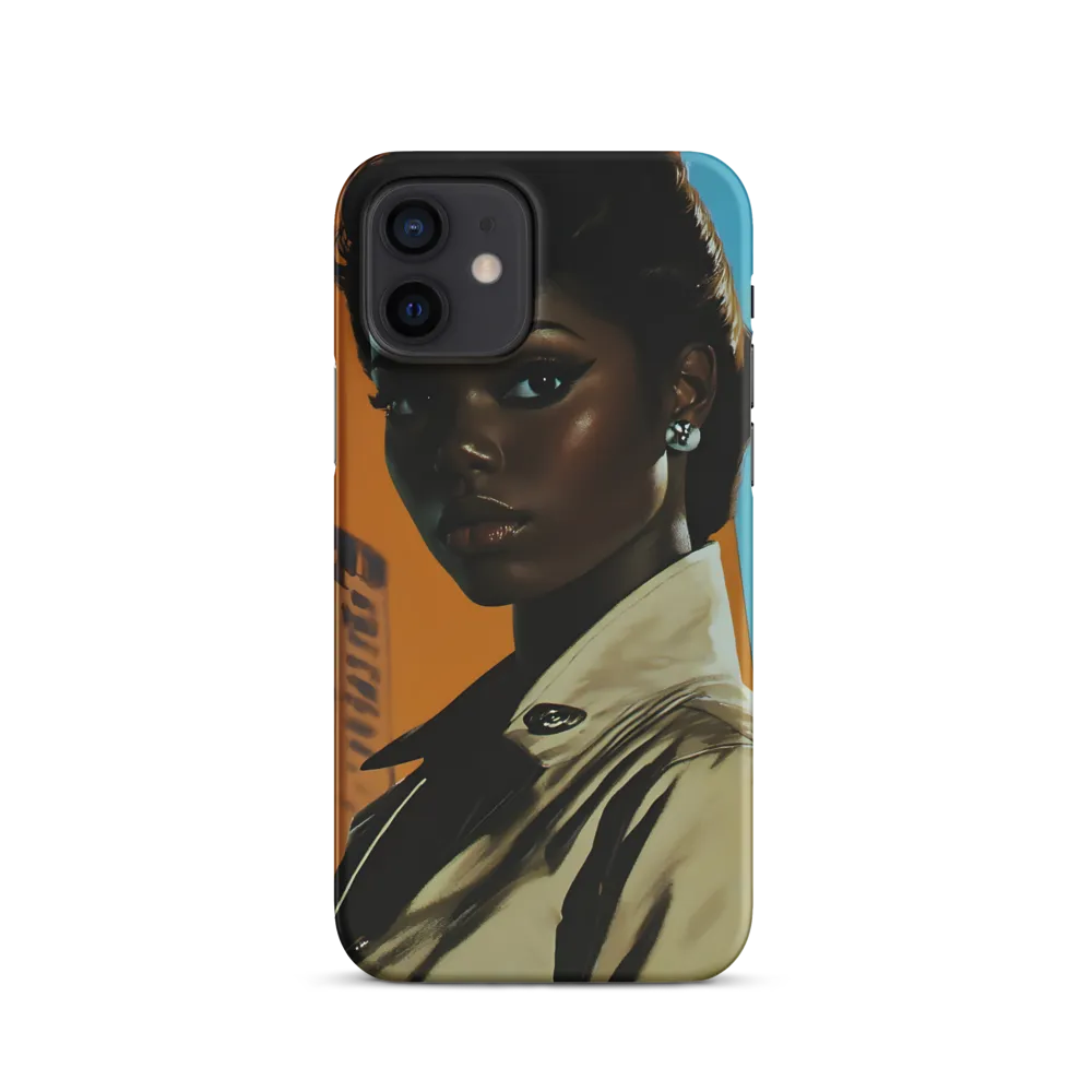 Urban Elegance: A Portrait of Confidence | Phone Case |  12 | Snap Case | Matte