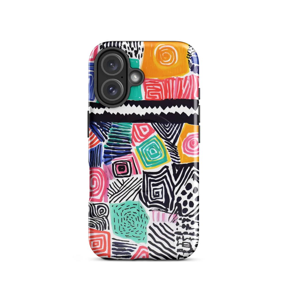 Rhythms of Color and Form | Phone Case |  16 | MagSafe® Tough Case | Glossy