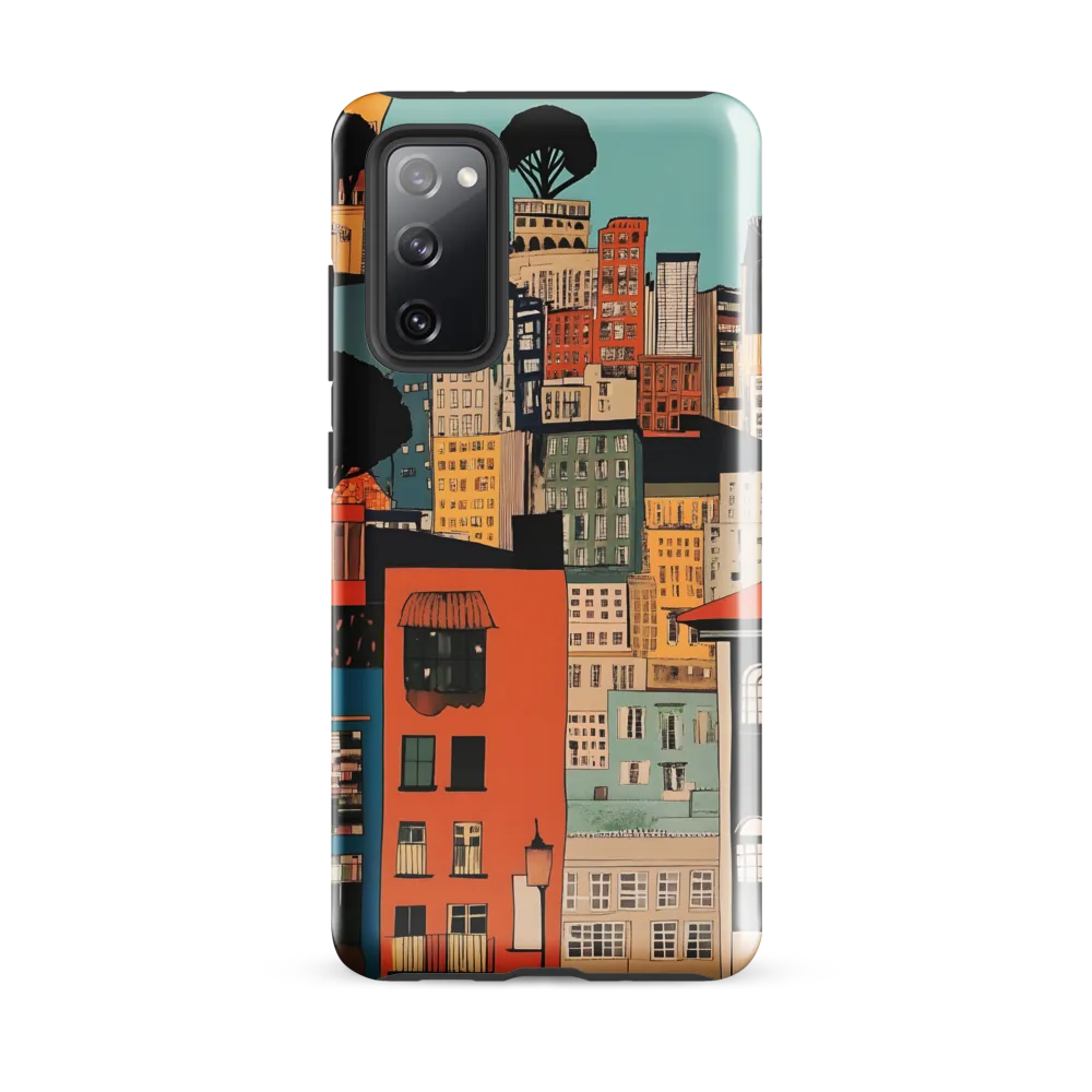 Urban Fusion: A Colorful Cityscape