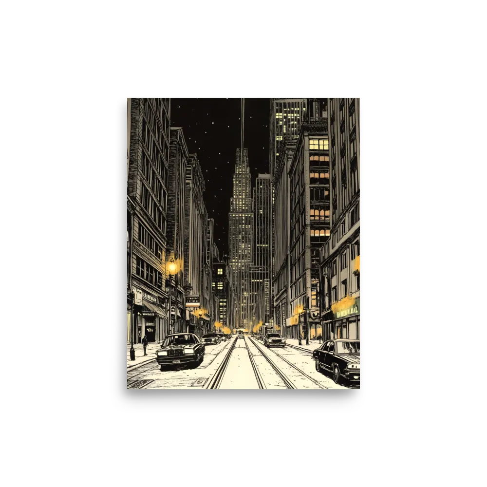 Whispers of the Night City | Poster | 8″×10″