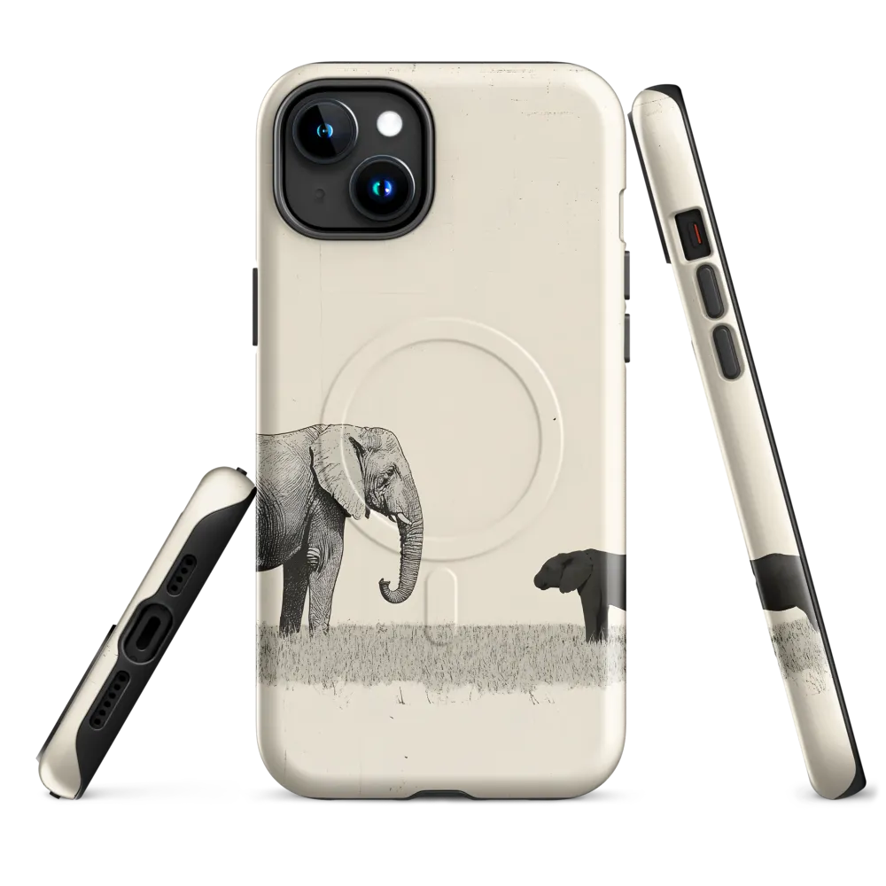 Contrasting Companions | Phone Case |  15 Plus | MagSafe® Tough Case | Glossy