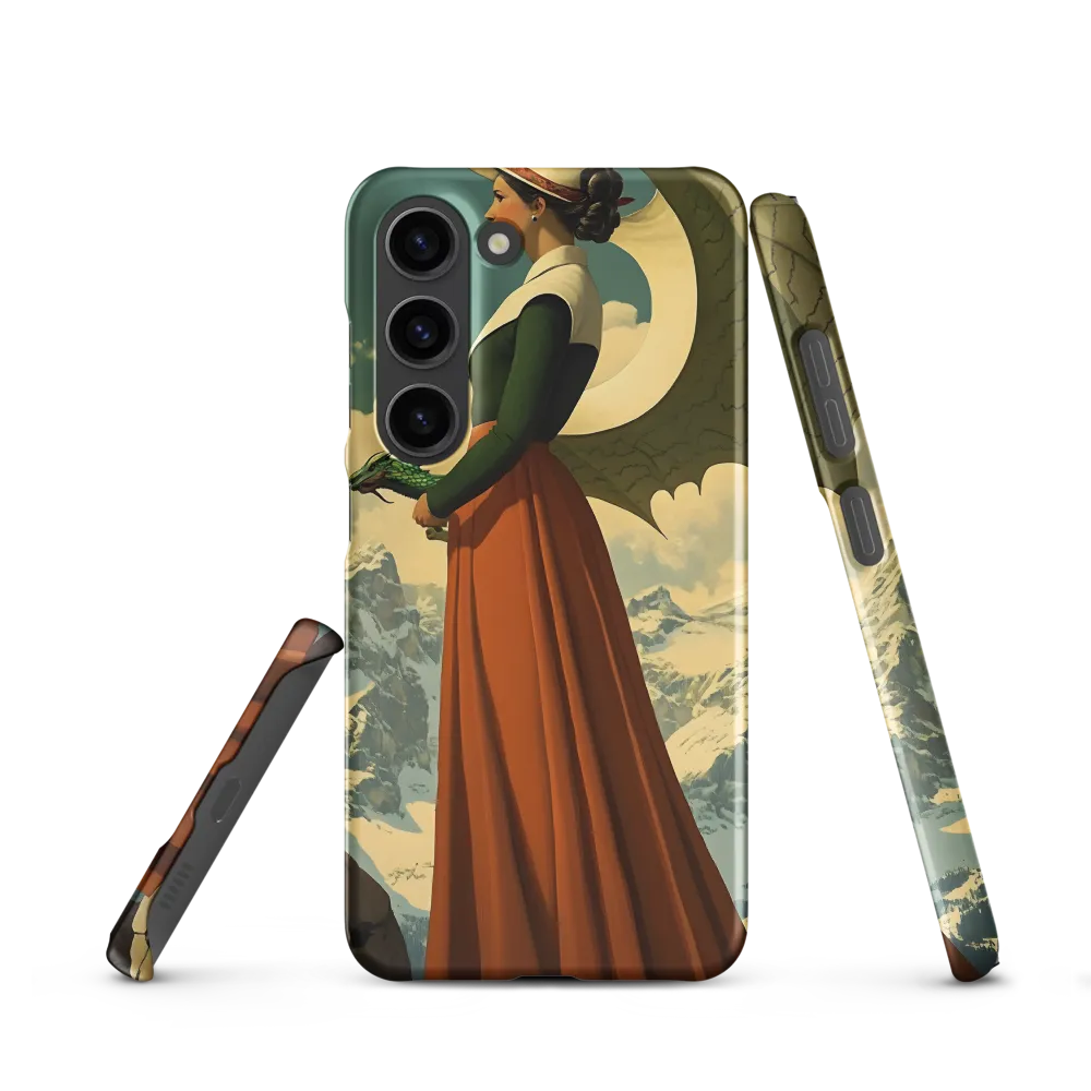Mystic Harmony: The Dragon Keeper | Phone Case |  S23 | Snap Case | Matte