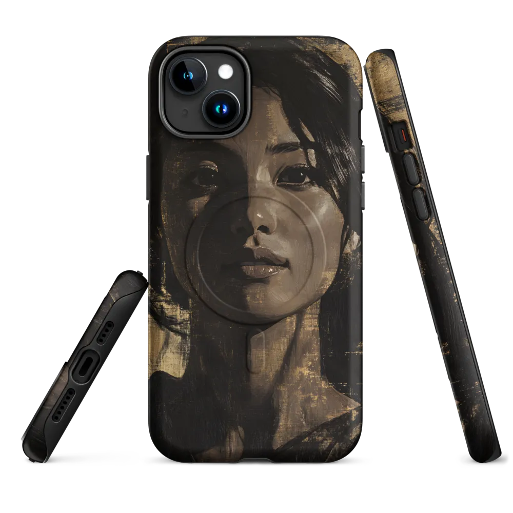 Golden Gaze: A Contemporary Portrait