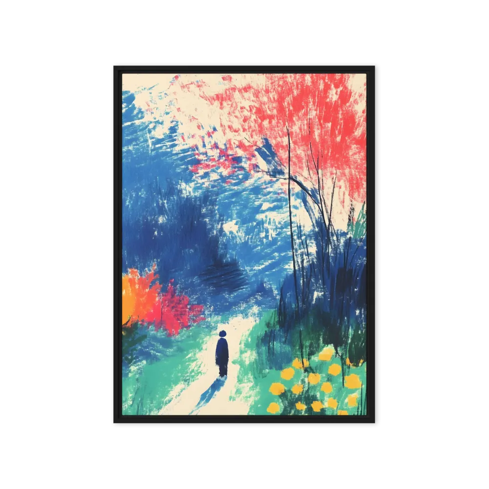 Whispers of Tranquility | Canvas with Black Frame | 20″×28″
