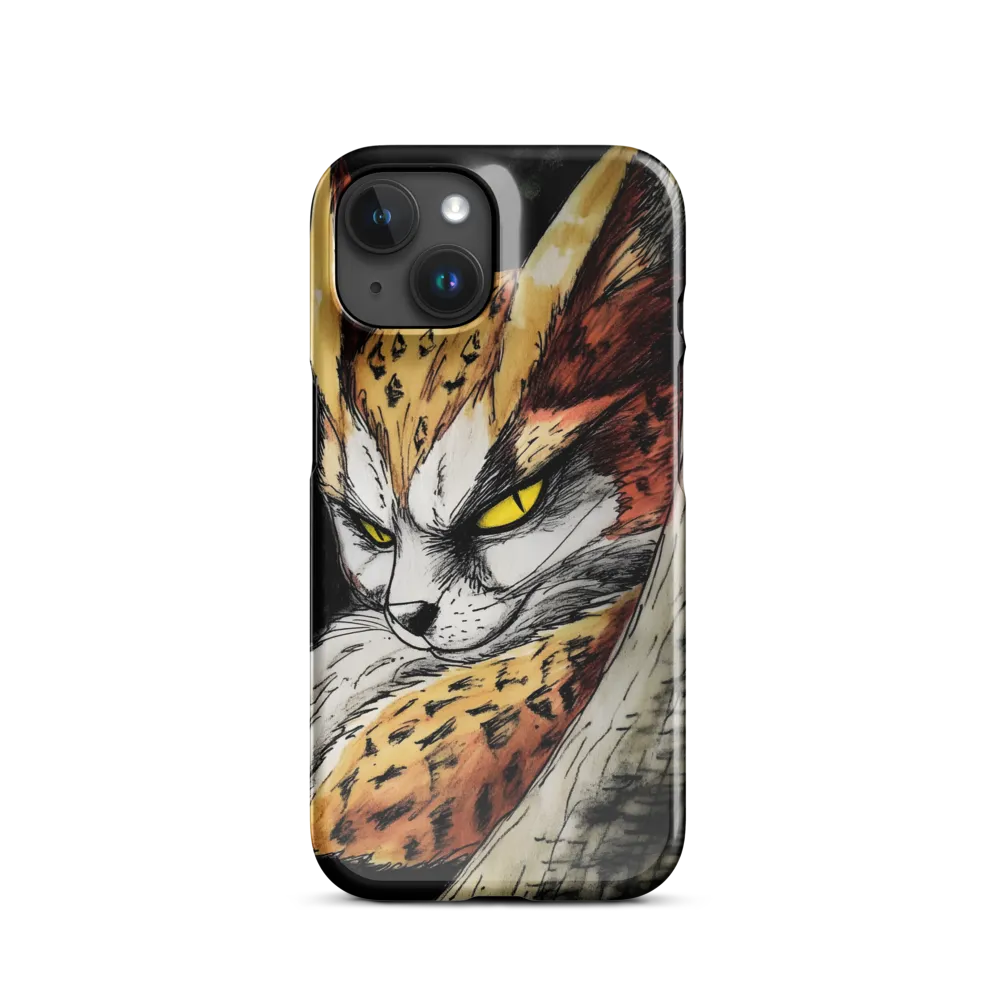 Fierce Gaze of the Wild Cat