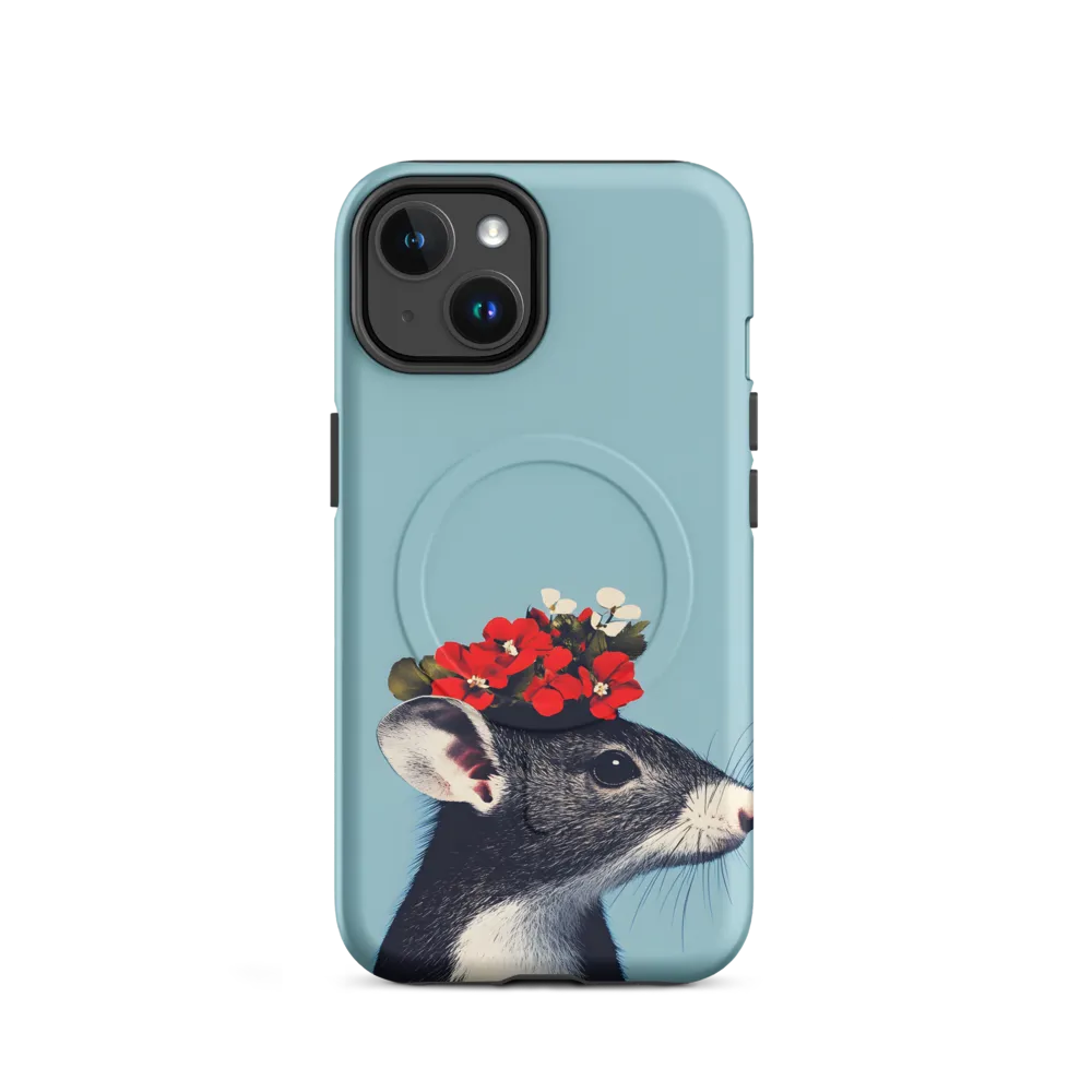 Whimsical Flora: A Mouse's Floral Crown