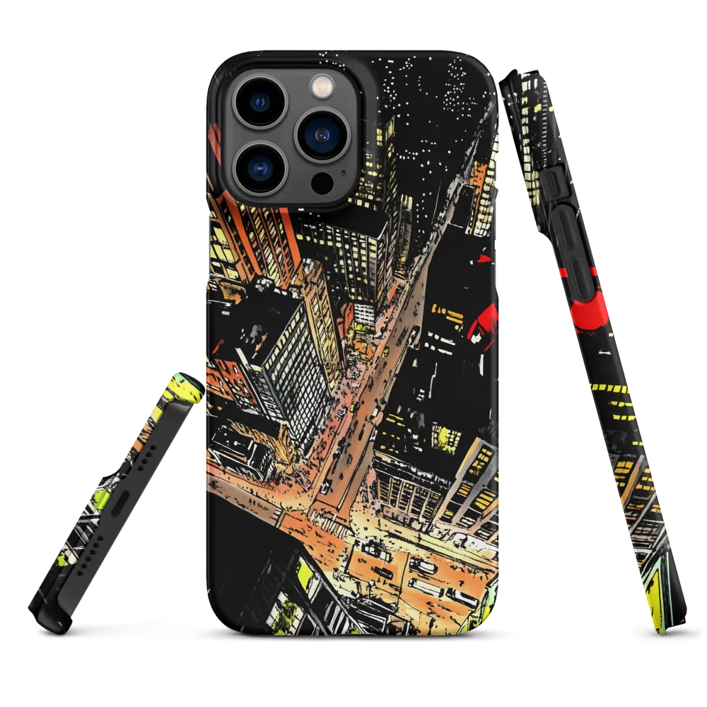 Urban Nightscape: A Bird's-eye View