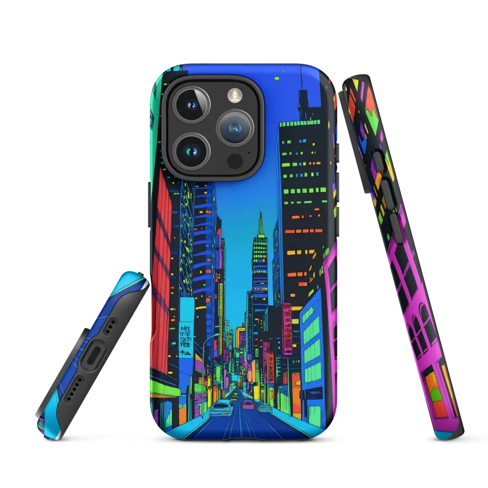 Neon Dreamscape: A Futuristic City at Dusk