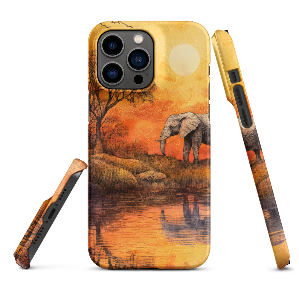 Elephant's Serenity at Dusk