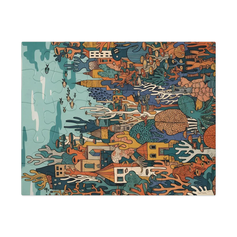 Coral City 
 Jigsaw Puzzle in Tin Box