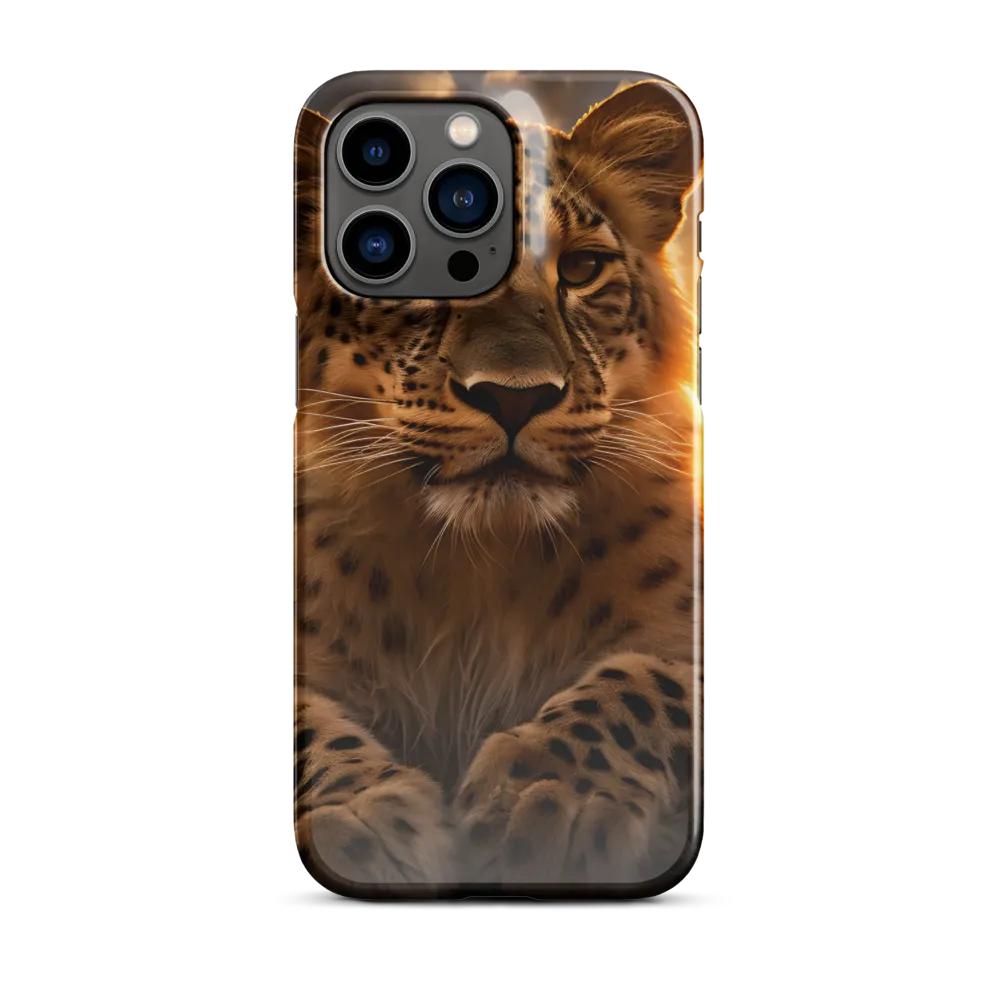 Regal Presence: The Leopard at Sunset