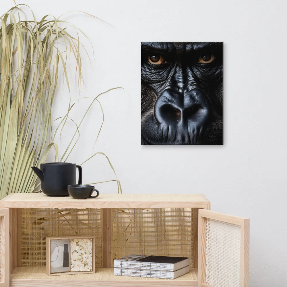 Gaze of the Wild: A Gorilla's Portrait