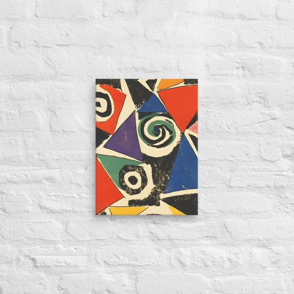 Dynamic Geometric Abstraction | Canvas | 12″×16″