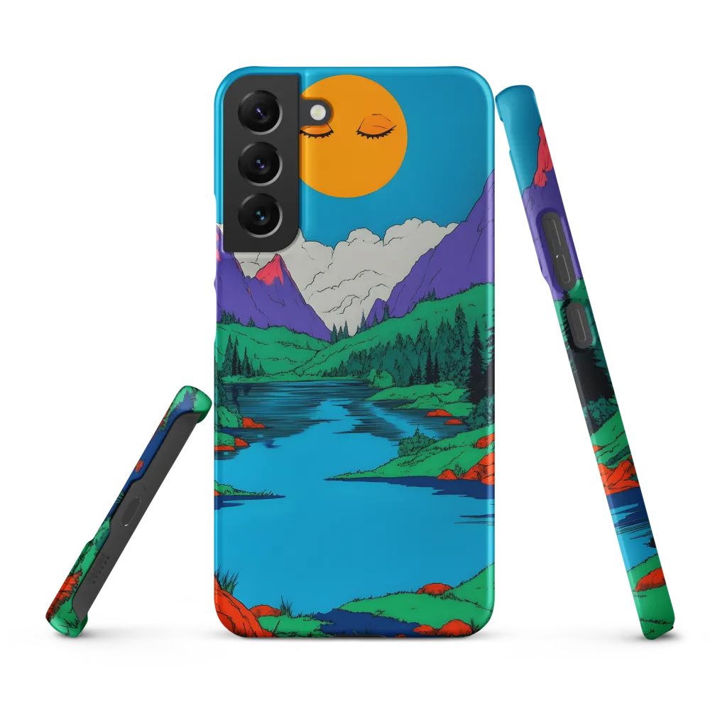 Whimsical Serenity in Vibrant Colors