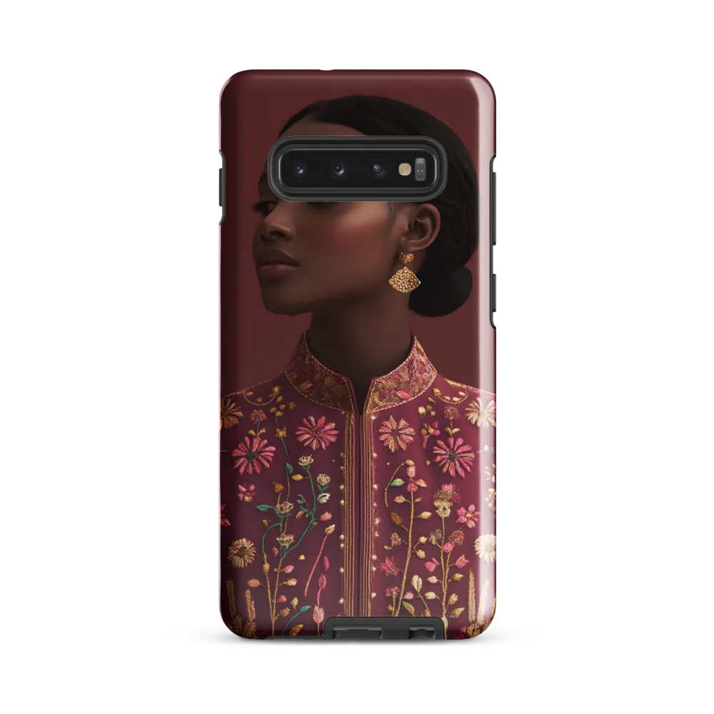 Elegance Embodied: A Traditional Fashion Statement | Phone Case |  S10 Plus | Tough Case | Glossy