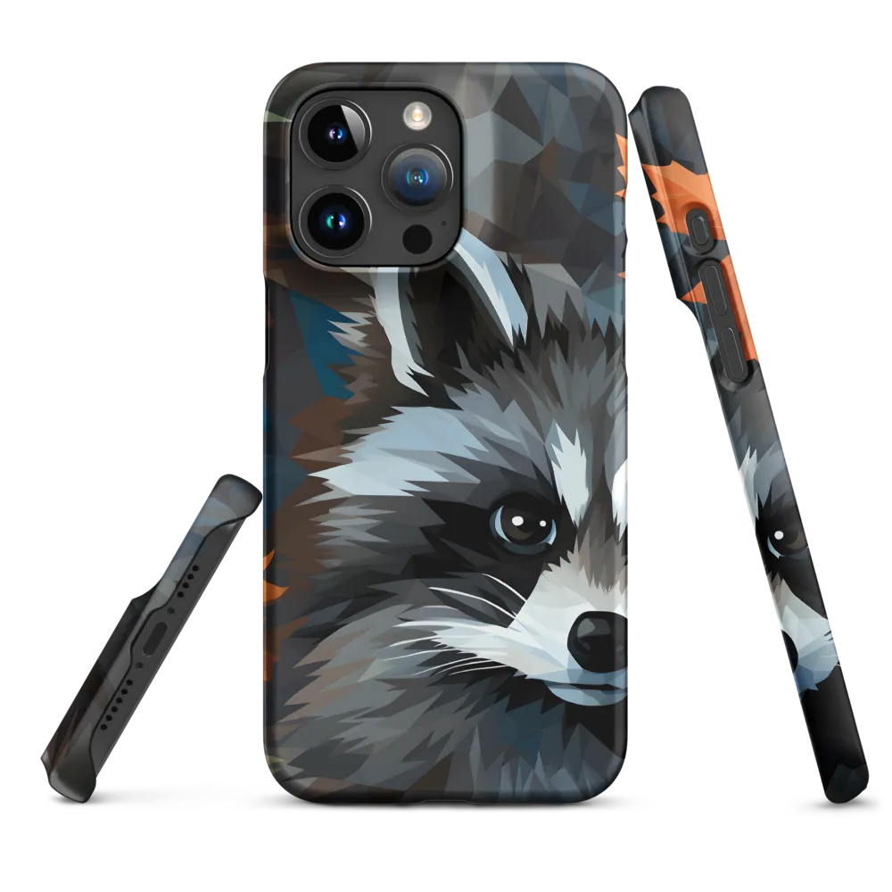Whispers of Autumn: The Raccoon's Gaze