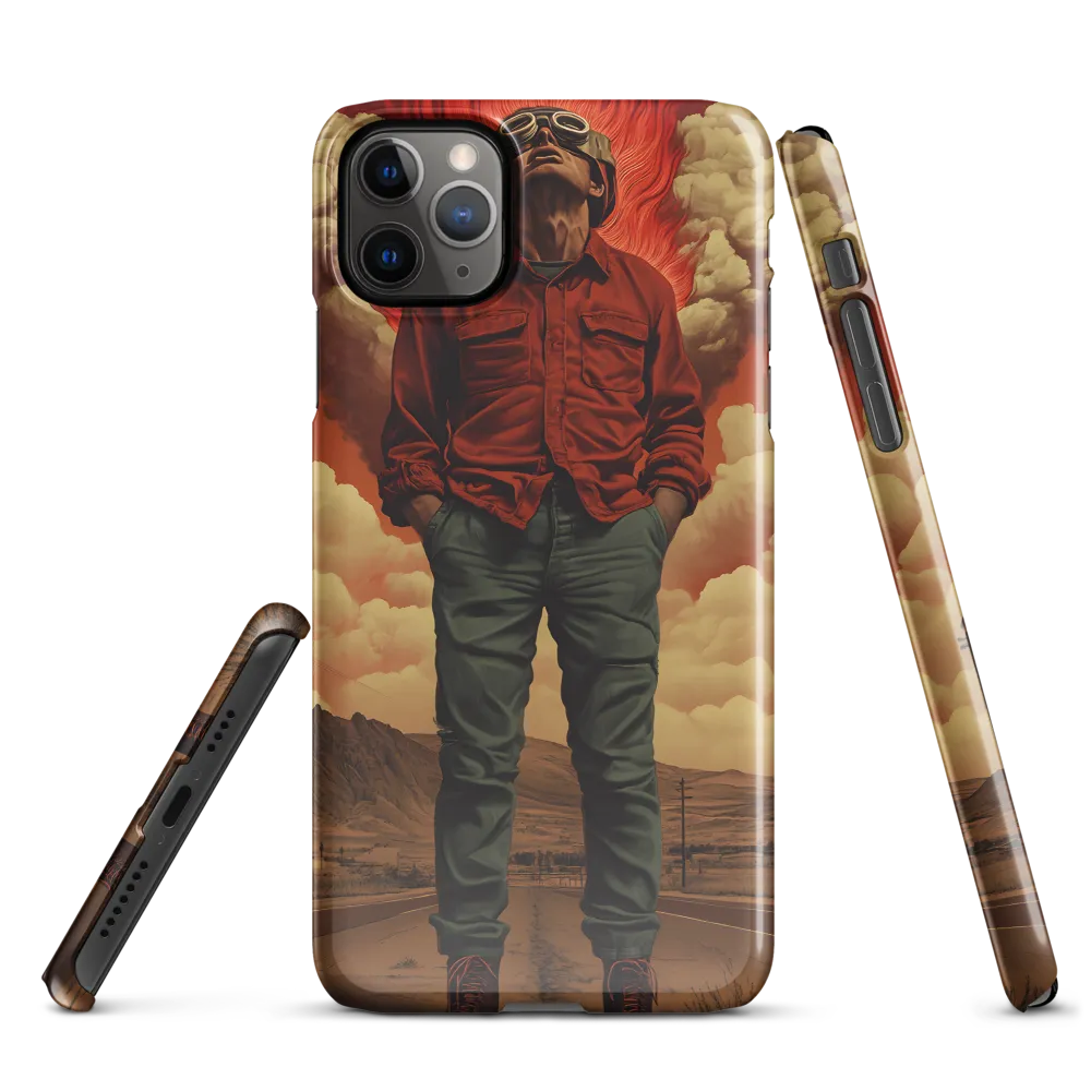 Defiant Spirit in a Surreal Landscape | Phone Case |  11 Pro Max | Snap Case | Glossy