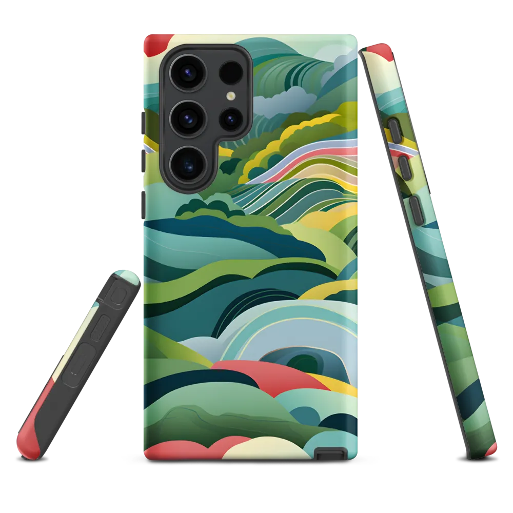 Waves of Serenity | Phone Case |  S23 Ultra | Tough Case | Matte