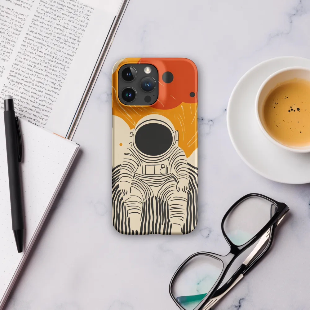 Astronaut in Cosmic Thoughts | Phone Case |  16 Pro Max | Snap Case | Matte