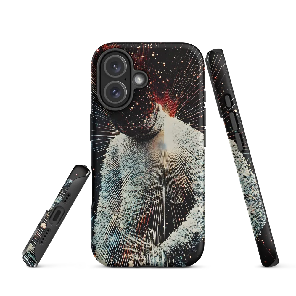 Ethereal Astronaut: A Journey Through the Cosmos | Phone Case