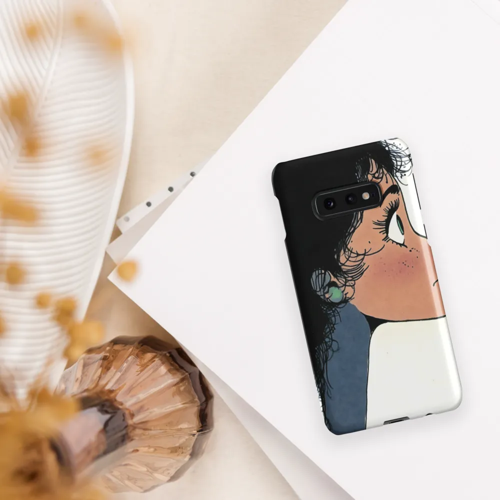 Whispers of Contemplation | Phone Case |  S10e | Snap Case | Matte