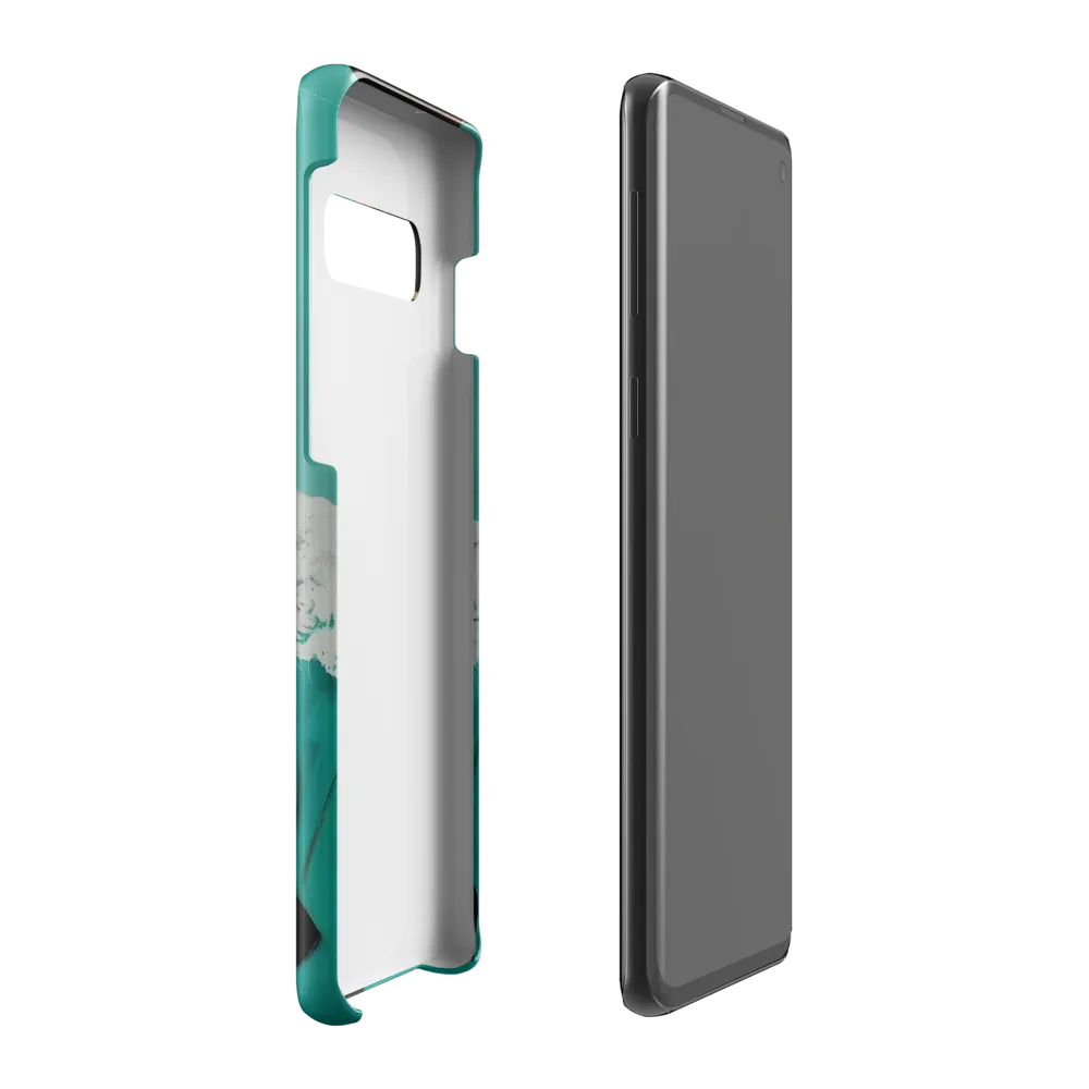 Serenity in Turquoise | Phone Case |  S10 Plus | Snap Case | Glossy