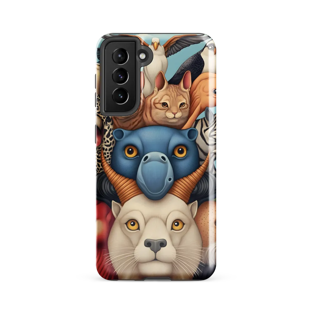 Harmonious Echoes of Wildlife | Phone Case |  S21 FE | Tough Case | Glossy