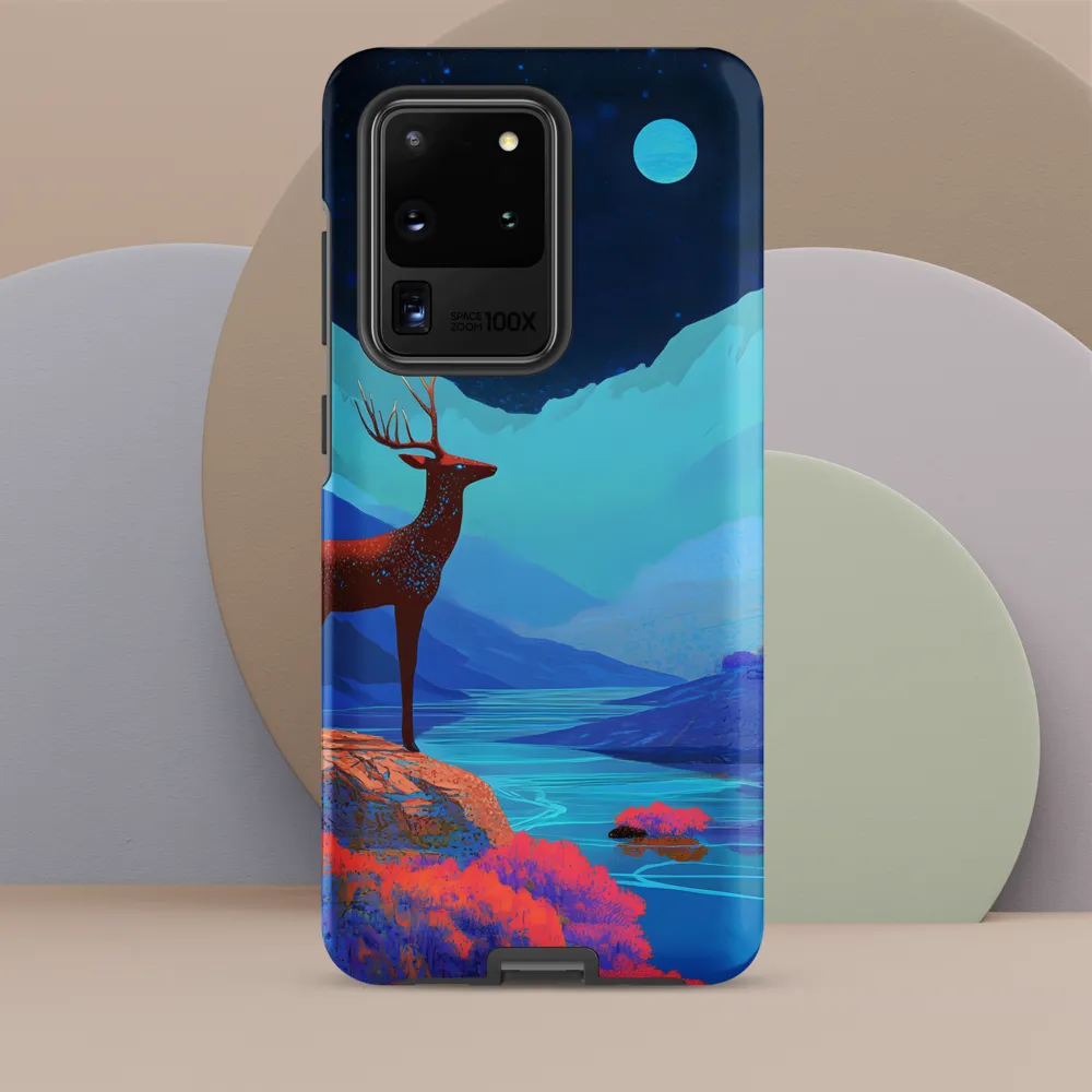 Cosmic Serenity: The Starlit Stag