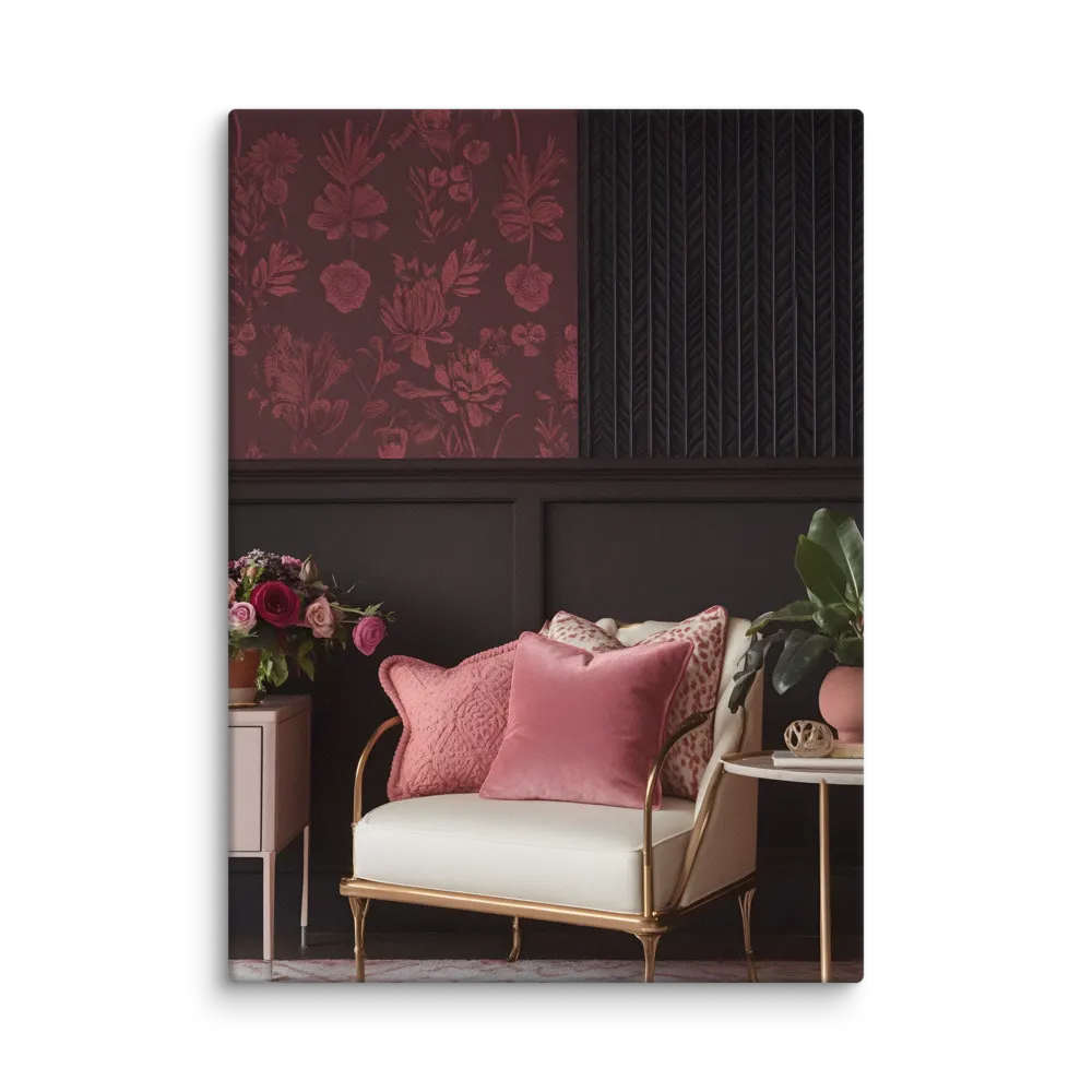 Elegance in Contrast: A Modern Interior Design | Canvas | 40″×55″