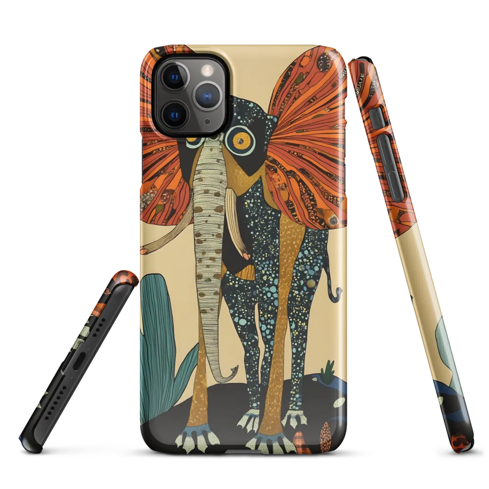 Whimsical Majesty: The Surreal Elephant | Phone Case |  11 Pro Max | Snap Case | Glossy