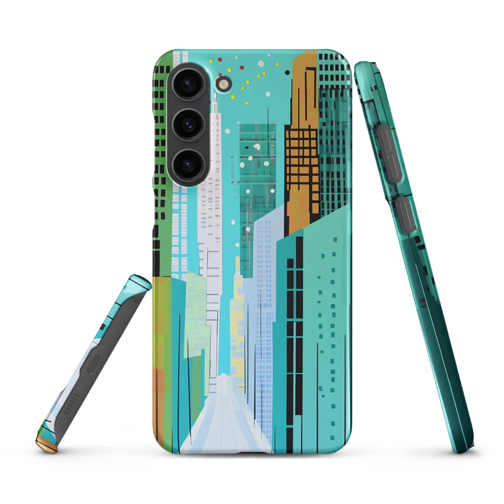 Urban Symphony in Turquoise