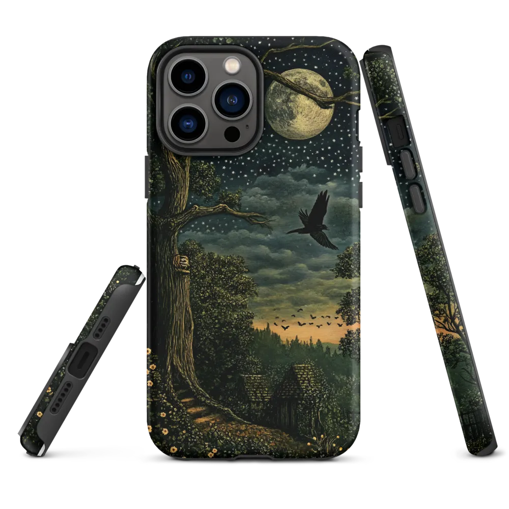 Mystical Nightscape Under the Full Moon | Phone Case |  13 Pro Max | Tough Case | Matte