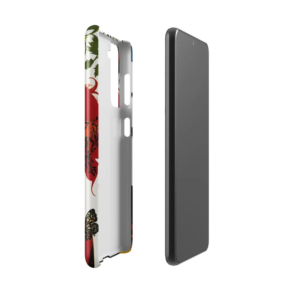 Floral Dreams | Phone Case |  S21 | Snap Case | Glossy