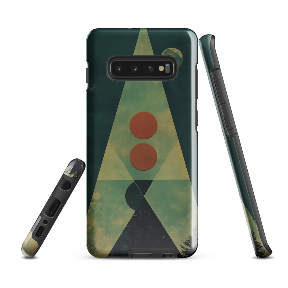 Geometric Harmony in Nature | Phone Case |  S10 Plus | Tough Case | Glossy