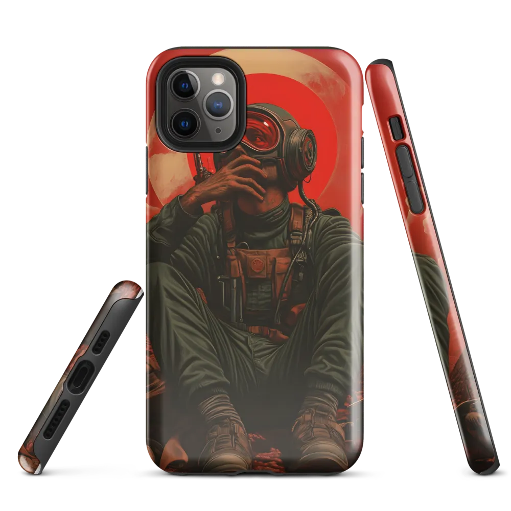 Contemplation of the Cosmic Voyager | Phone Case |  11 Pro Max | Tough Case | Glossy