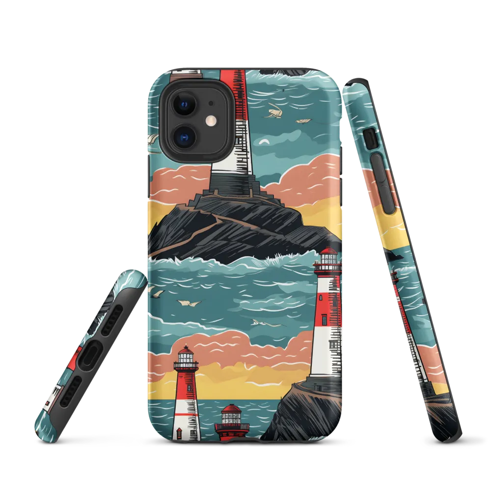 Lighthouses in a Whimsical Ocean