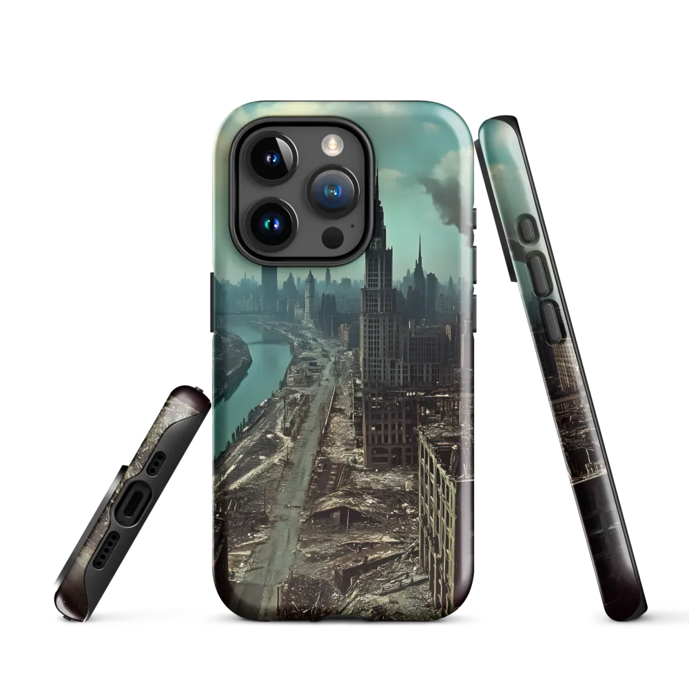Urban Ruins: A Futuristic Reflection | Phone Case |  15 Pro | Tough Case | Glossy