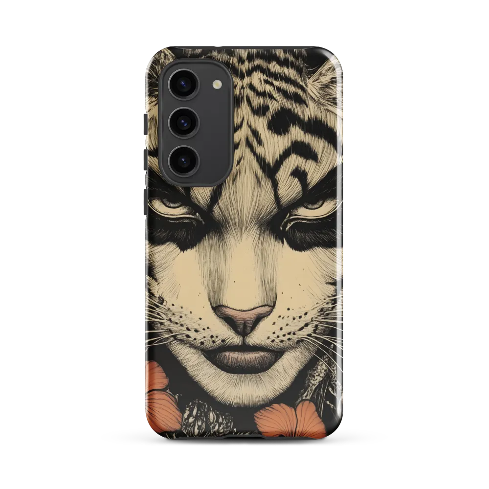 Feline Majesty: The Human-Leopard Connection | Phone Case |  S23 Plus | Tough Case | Glossy