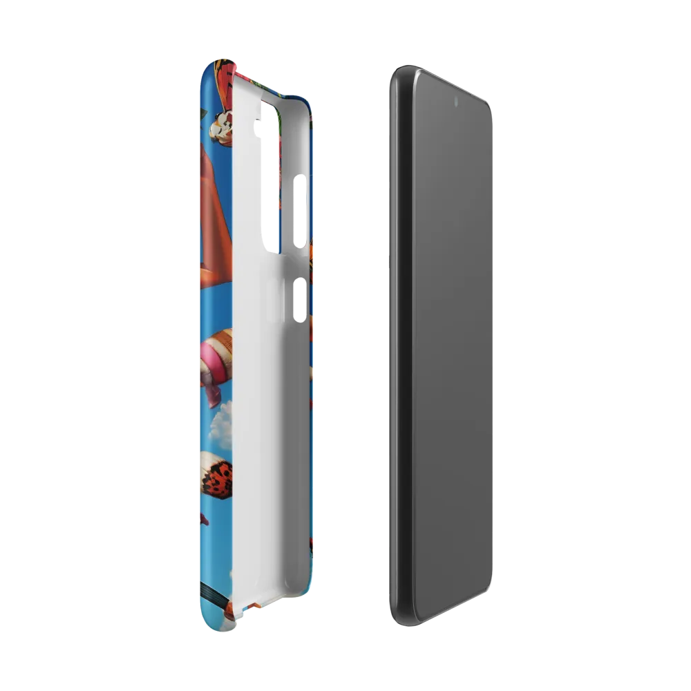 Joyful Whimsy | Phone Case |  S21 | Snap Case | Matte