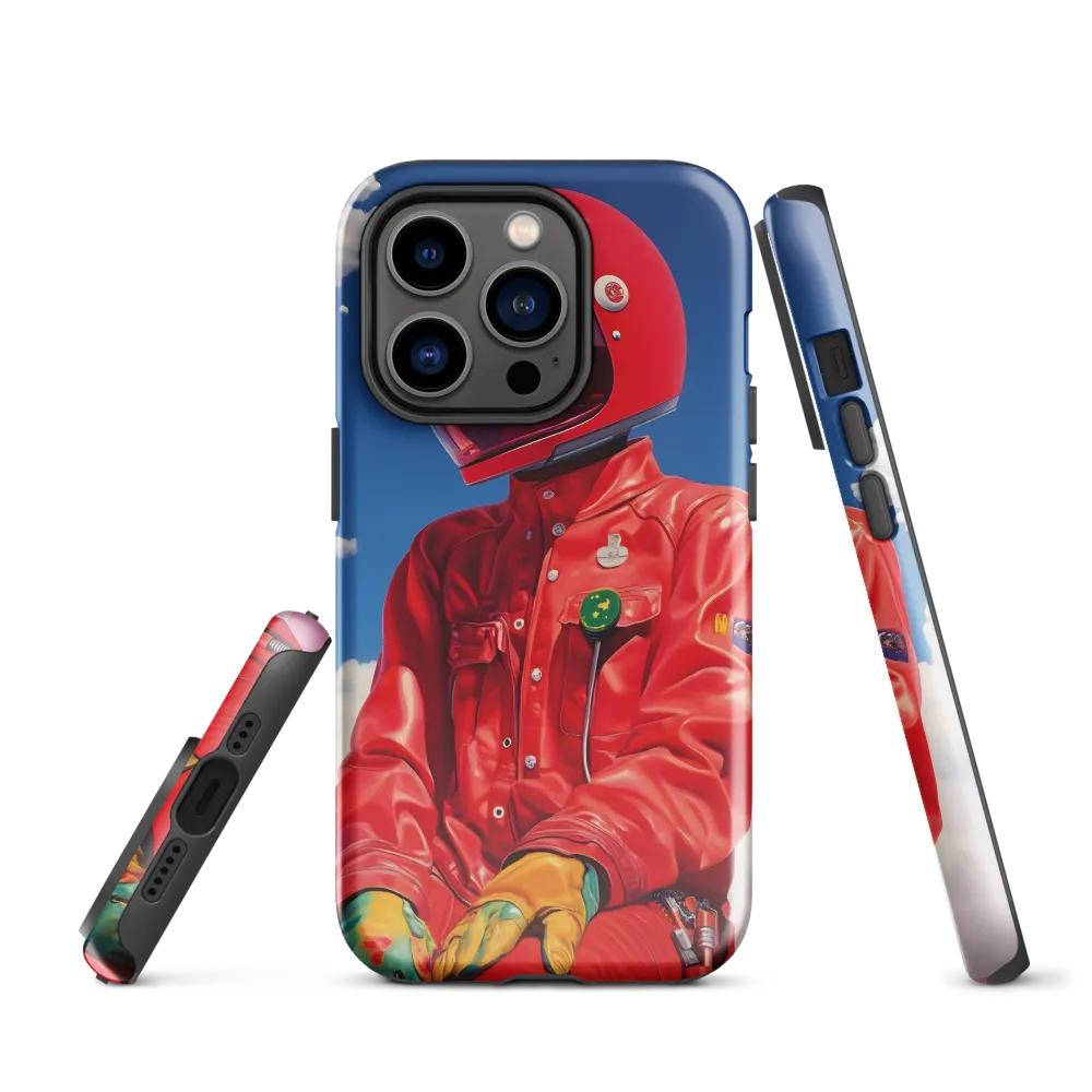 Astronaut in Crimson