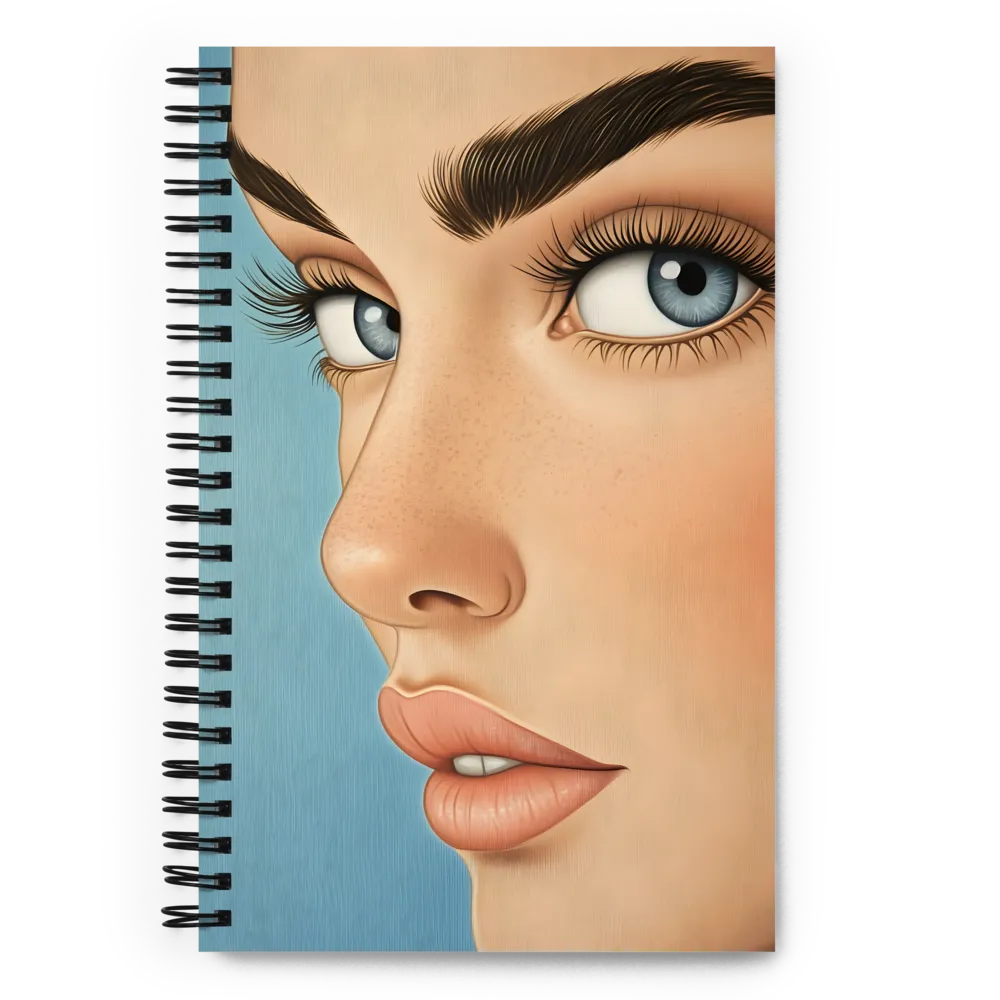 Gaze of Serenity | Spiral Notebook